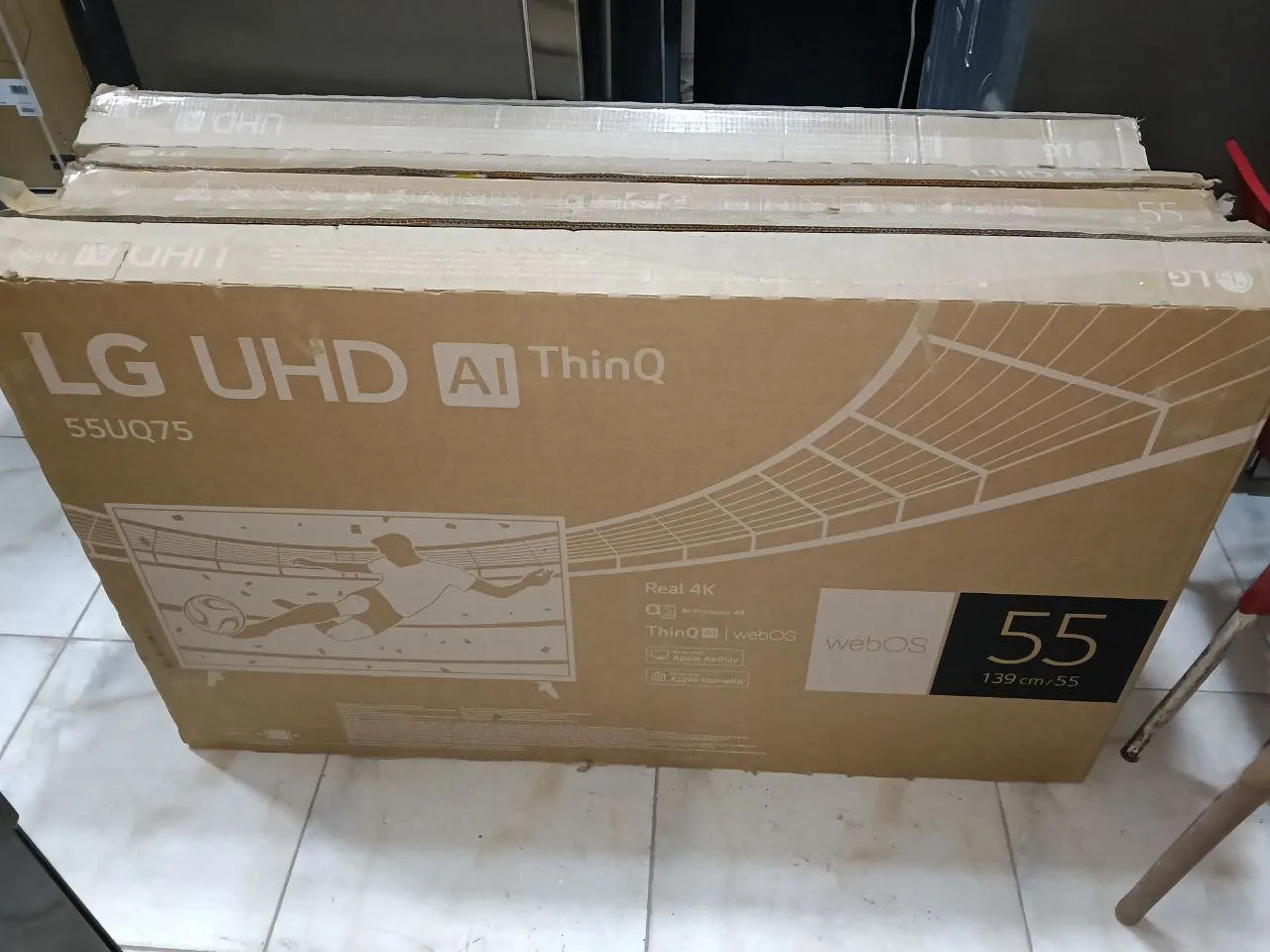 شاشه 55 بوصة LG  إسمارت 4K موديل 55UQ75  
