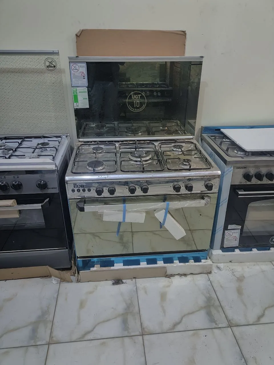 بوتجاز يونيون ايكو برو نص امان مقاس 90*60 غرف  استالس بالكامل