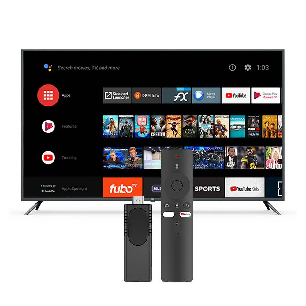 جهاز Android TV Box مع ريموت ذكي