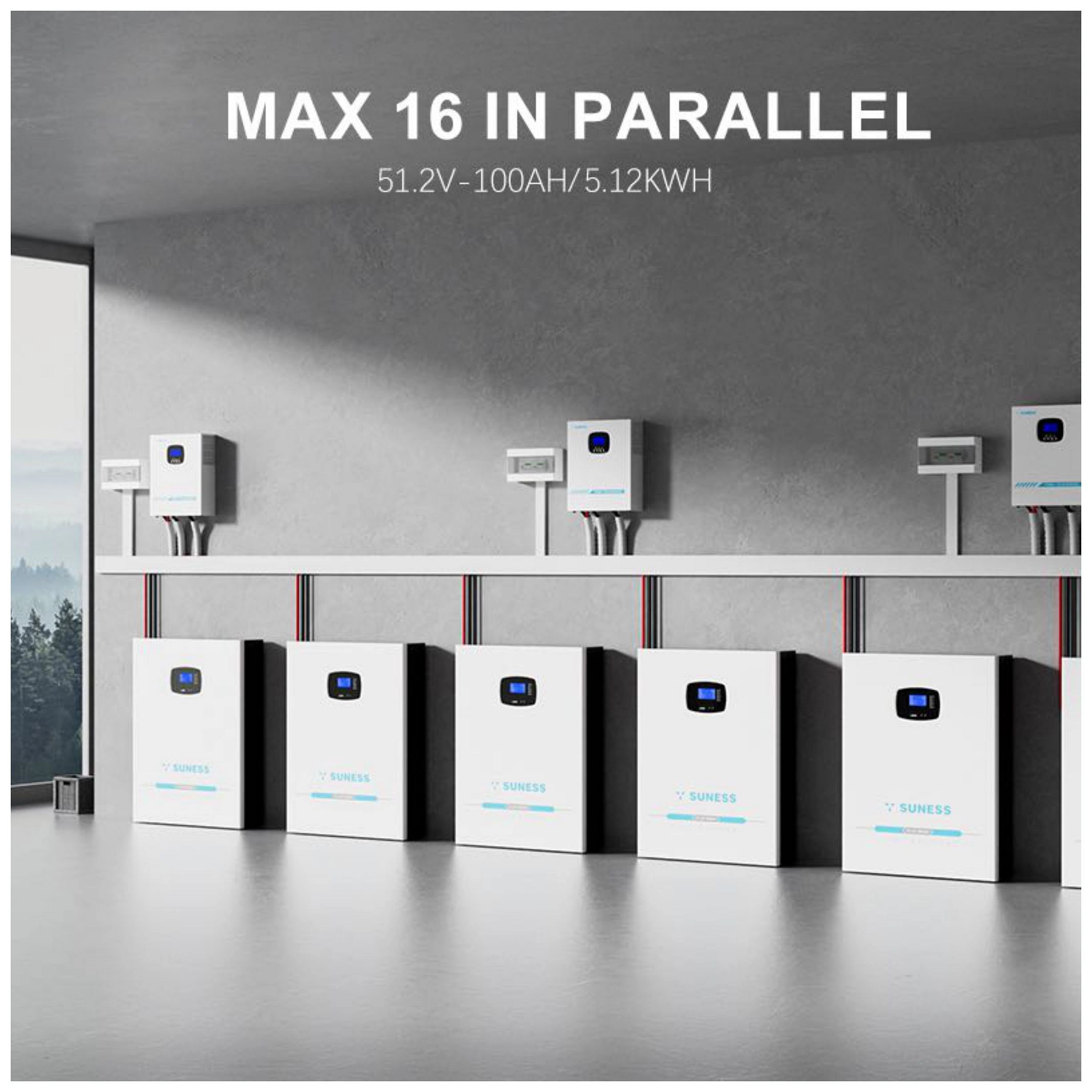 بطارية ليثيوم SUNESS 5.12kWh