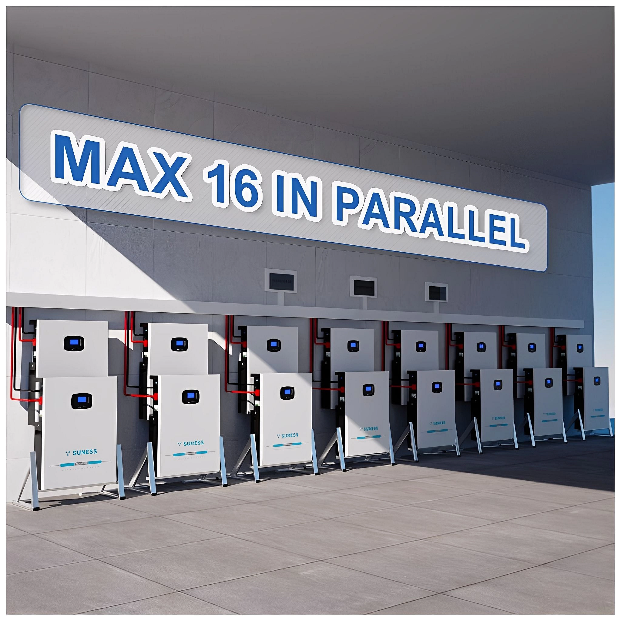 بطارية ليثيوم SUNESS 10.24kWh (سلسلة BY)