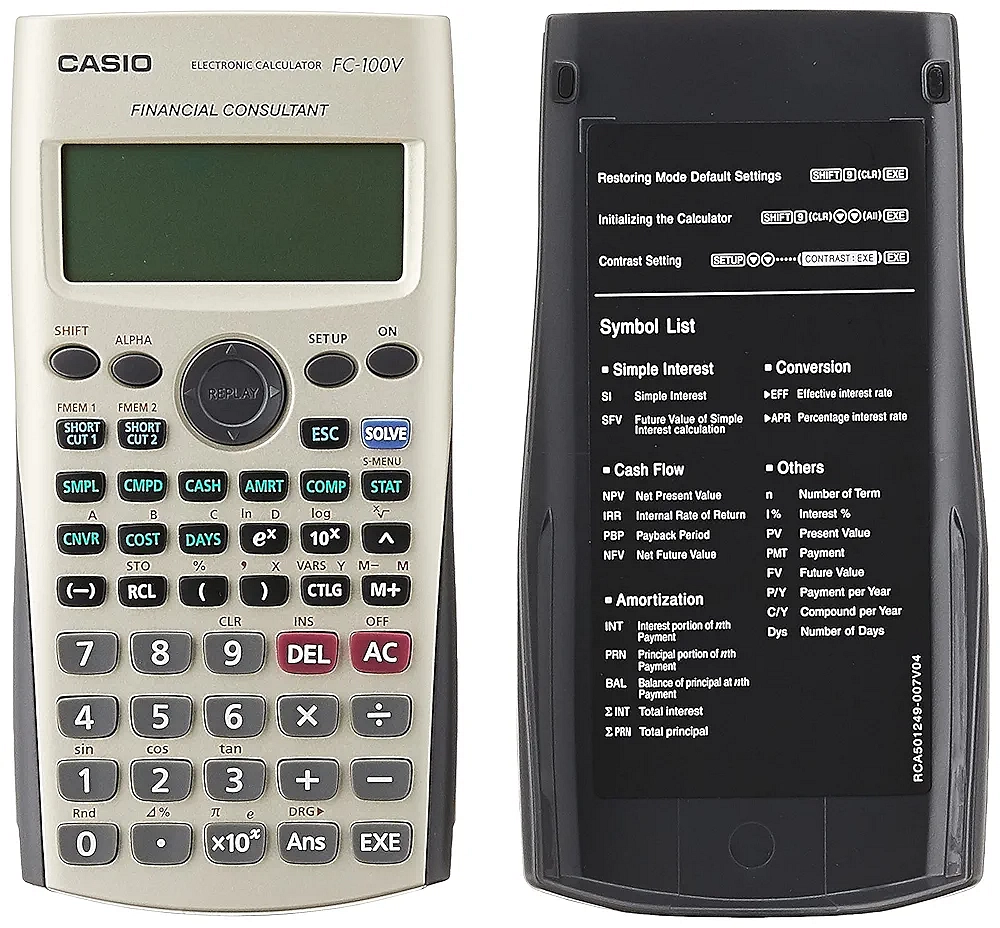 آلة حاسبة كاسيو (Financial) المالية FC-100V