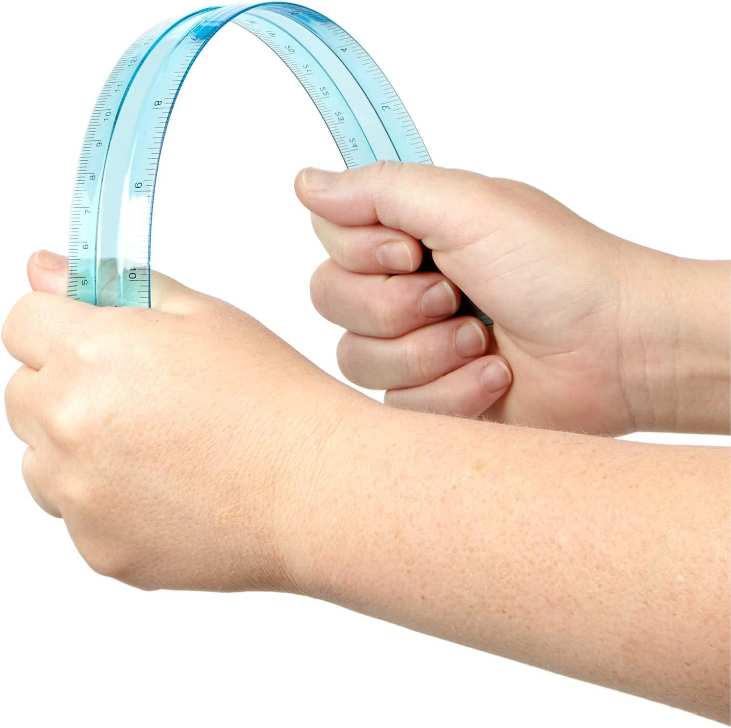 مسطرة بلاستيك شفاف 30 سم