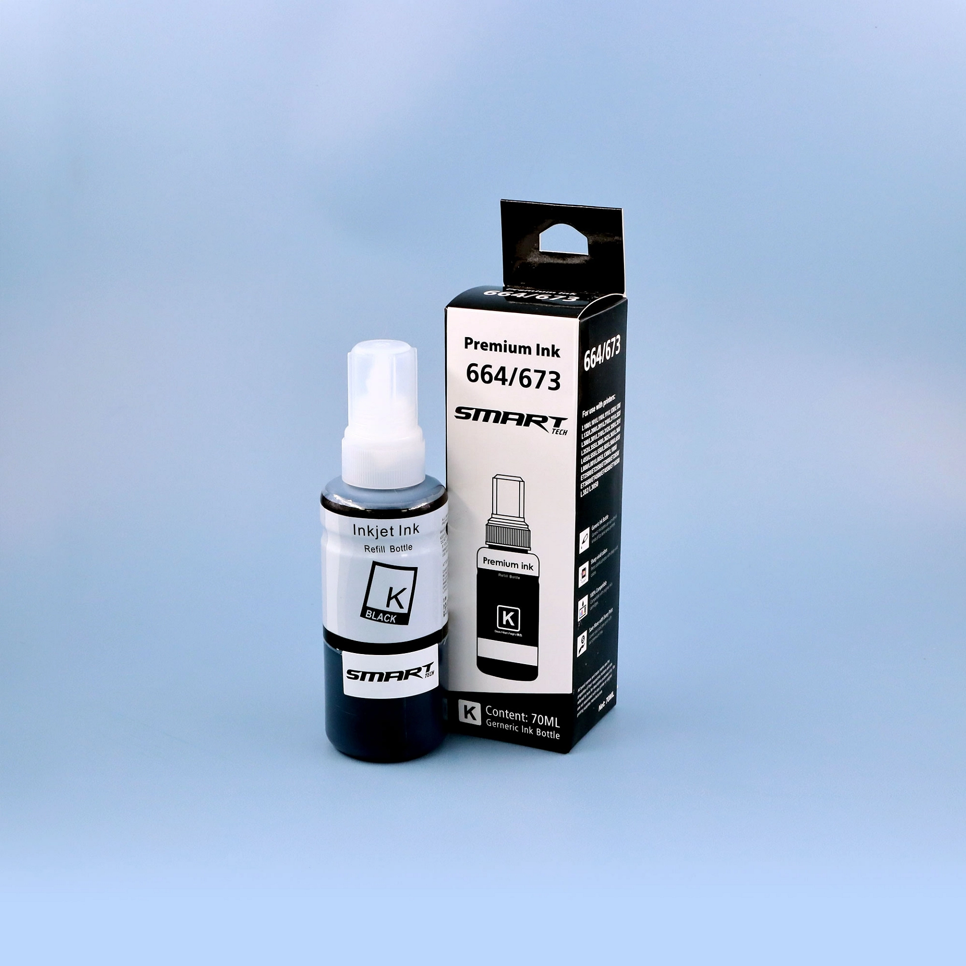 زجاجة (علبة) حبر طباعة EPSON SMART TECH 70ML