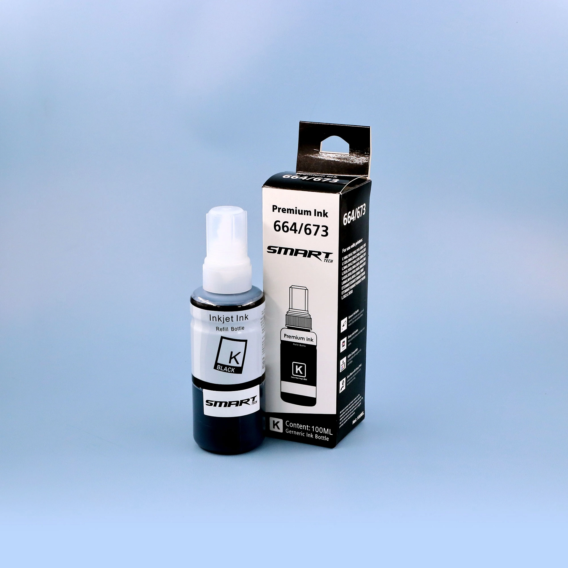 زجاجة (علبة) حبر طباعة SMART TECH EPSON 100ML