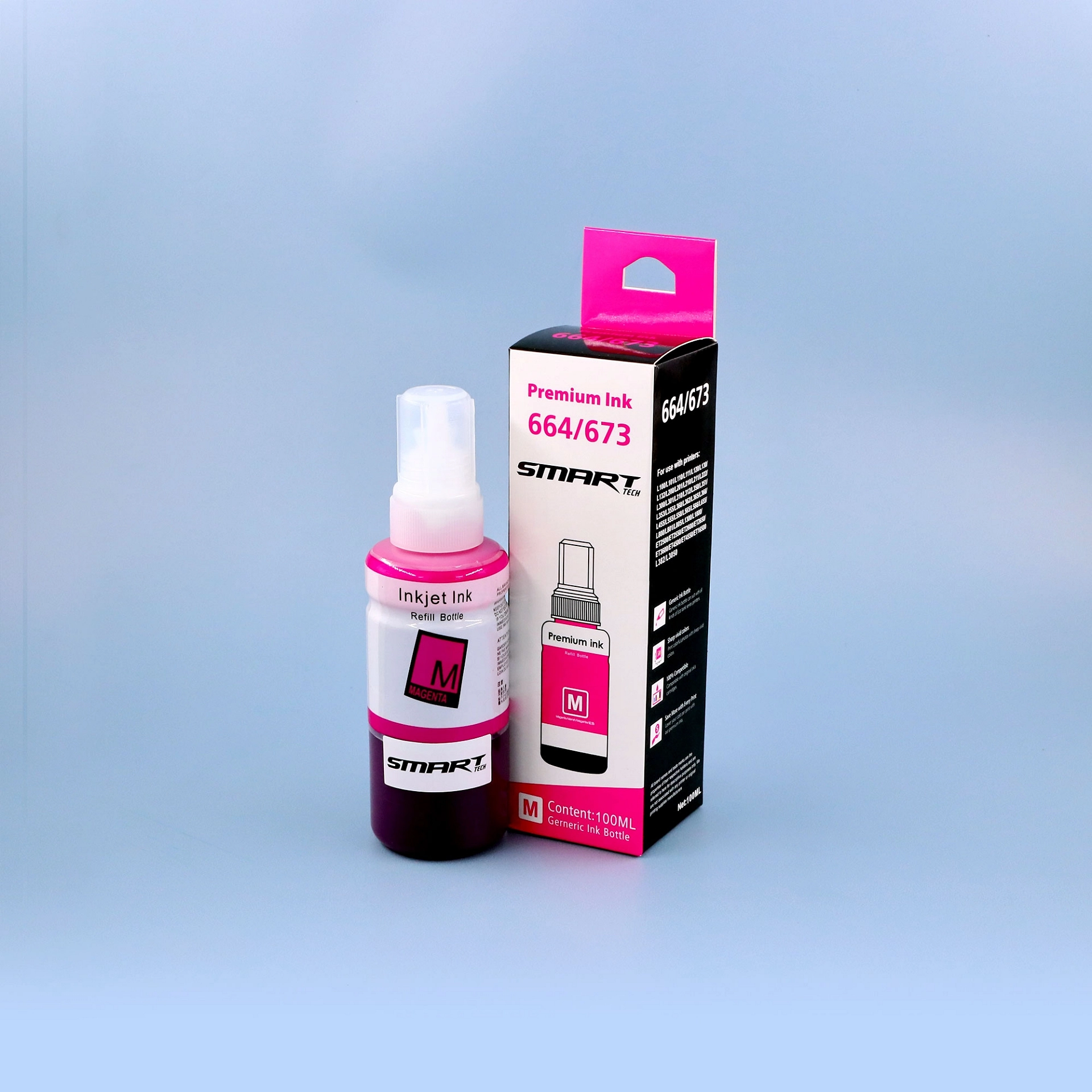 زجاجة (علبة) حبر طباعة SMART TECH EPSON 100ML