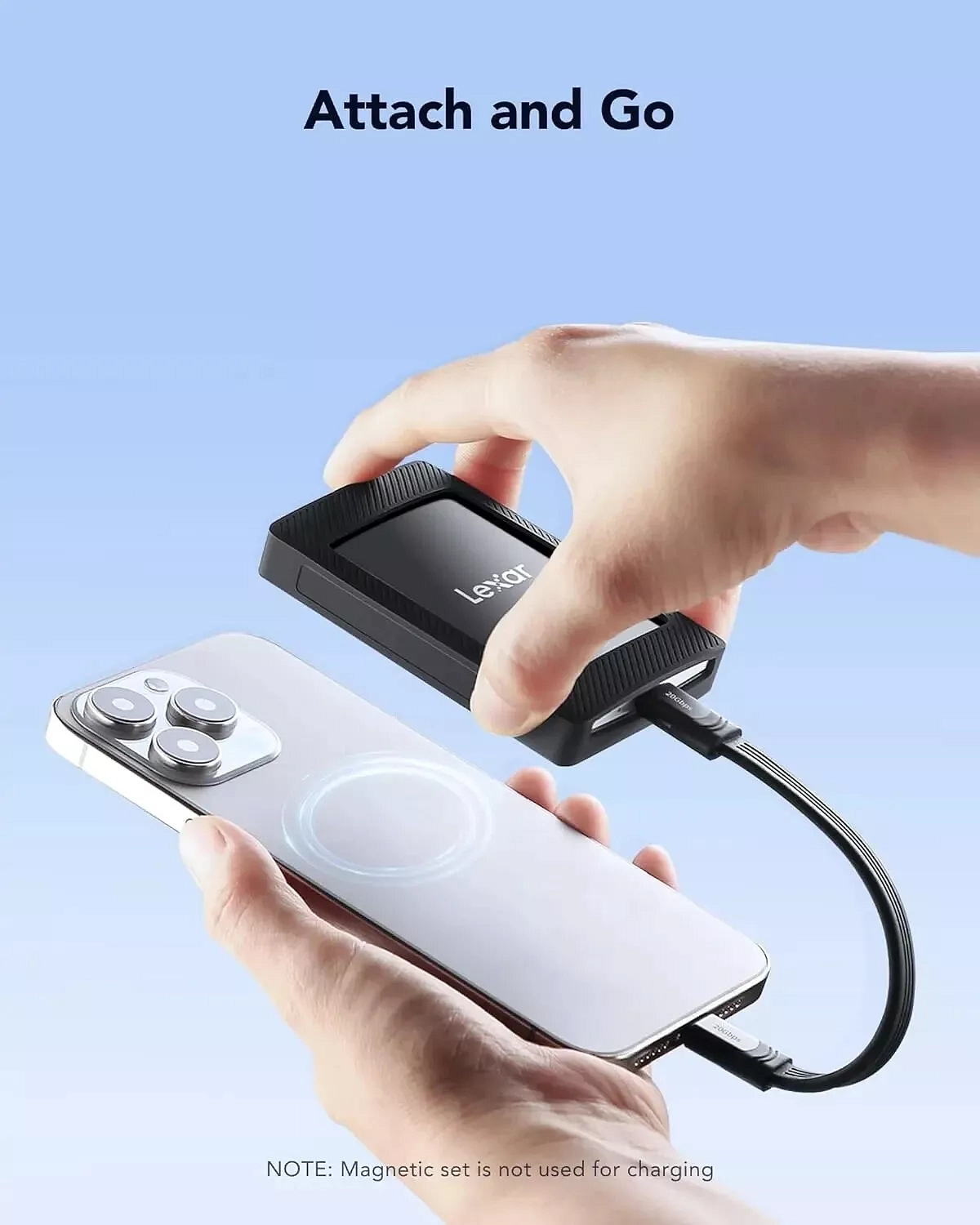 وحدة تخزين SSD محمولة Lexar SL500  ​المواصفات الرئيسية