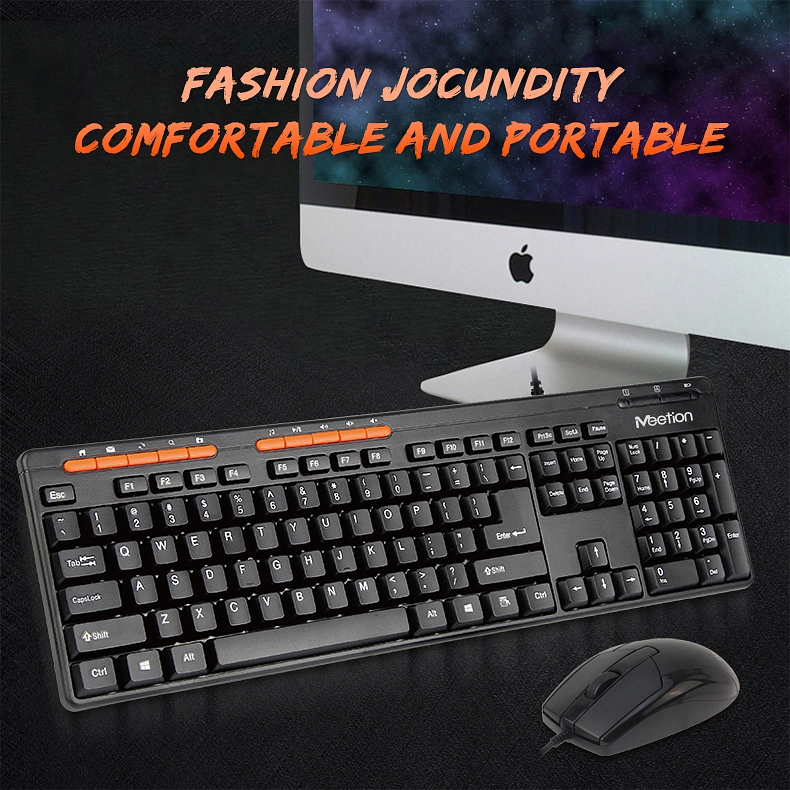 ​طقم لوحة مفاتيح وماوس وسماعات ميشن C105