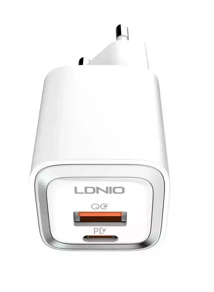 شاحن LDNIO A2318M مع كابل آيفون