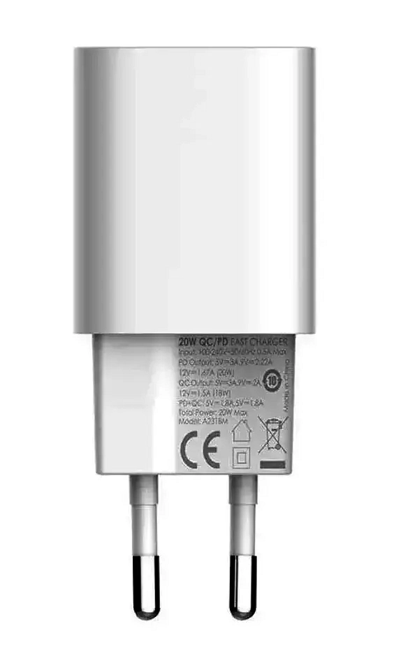 شاحن LDNIO A2318M مع كابل آيفون