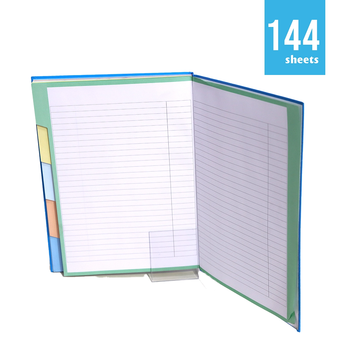 📚 دفاتر جامعة – 144 ورقة، 5 مواضيع، غلاف كب مقوى ملون لبناني