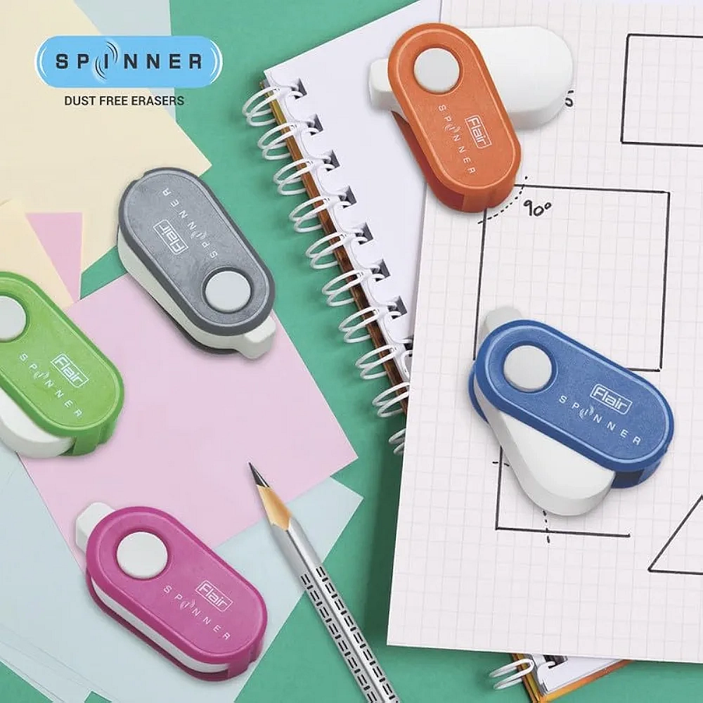 🧽 مساحة مع الماسك قابلة للدوران – غلاف بلاستيك SPINNER