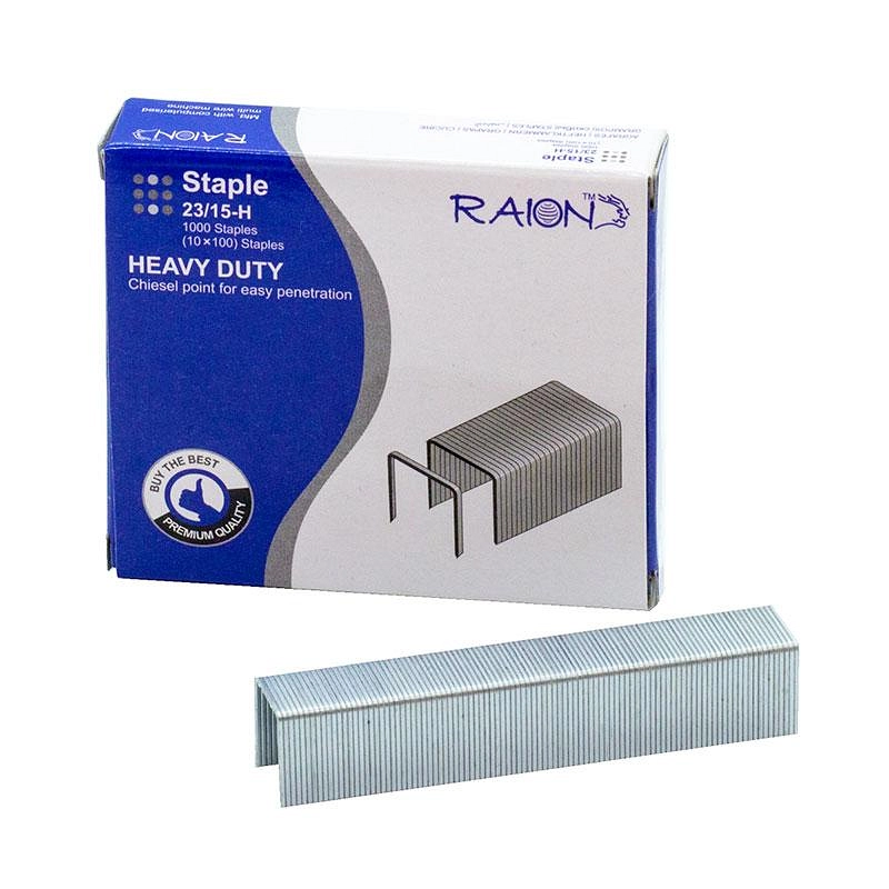 📎 دبابيس دباسة RAION – ثقيلة 23/15-H