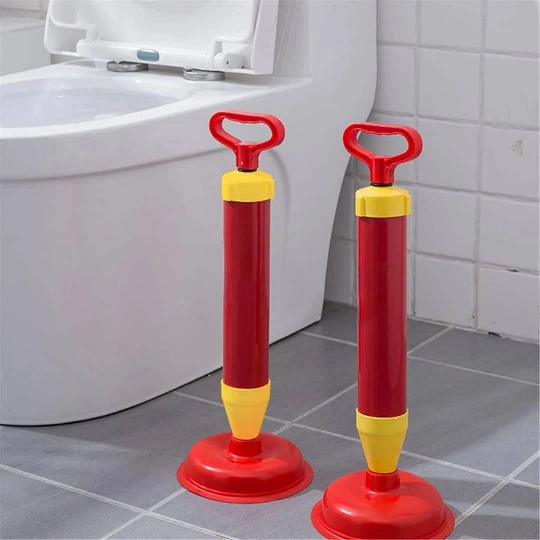🚽 شفاط/مضخة تسليك حمام هوائية يدوية (Air Plunger) – حل فعال لانسداد الصرف