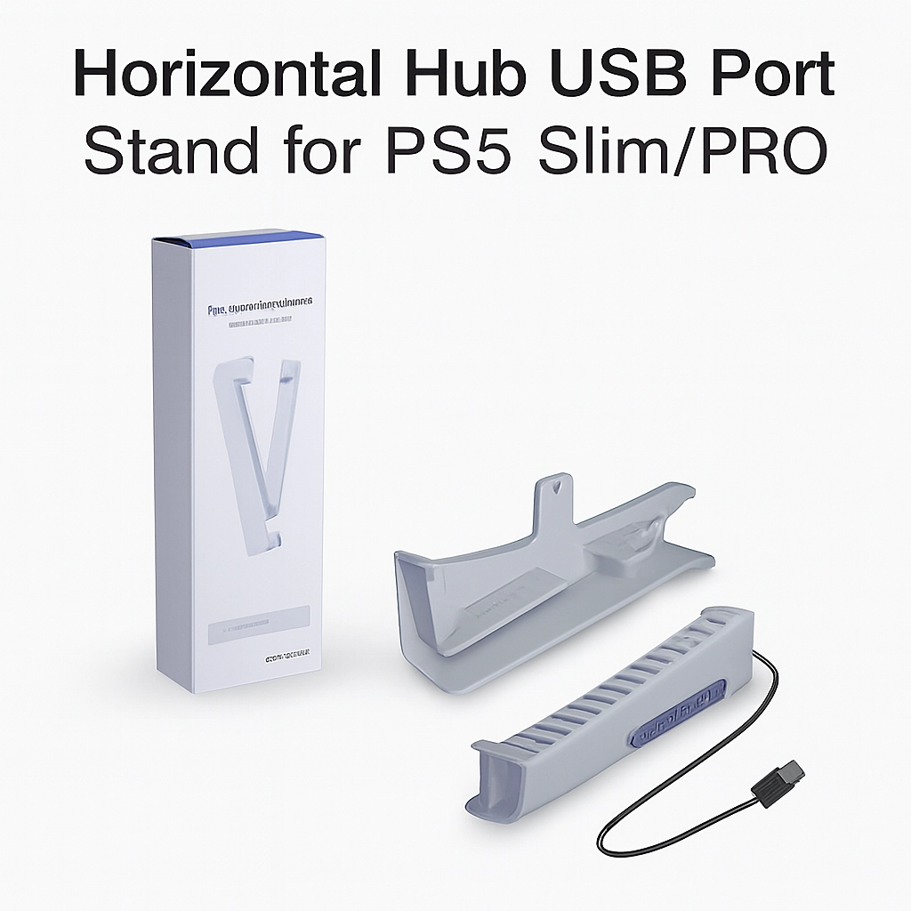 ستاند بلاستيشن 5 سلم وبرو (Horizontal Stand) - ثبات وأناقة 🎮💎