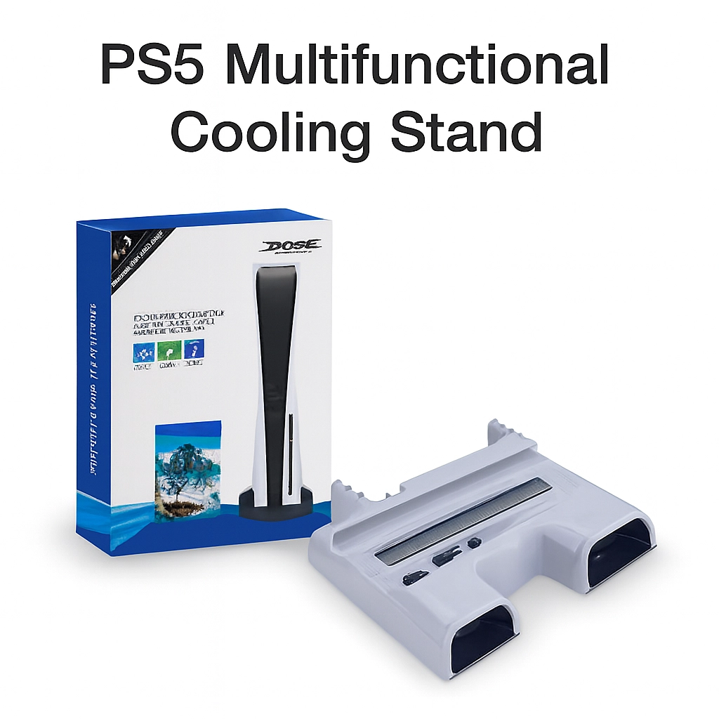 ستاند بلاستيشن 5 فات (Multifunctional Cooling Stand) - الحل المتكامل لجهازك 🎮 وسيلة تبريد وشحن في آن واحد.