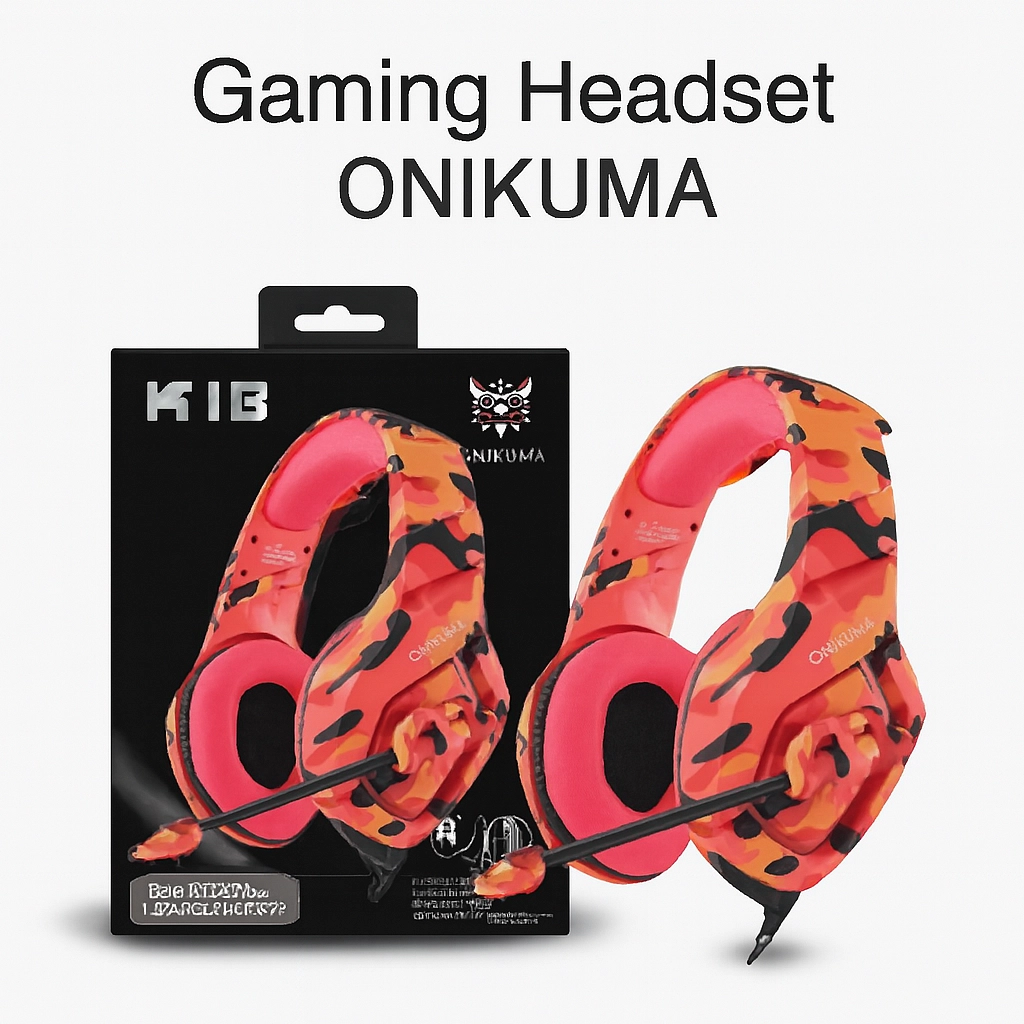 سماعة رأس محيطية أونيكما (Onikuma K1B) - تجربة صوتية غامرة 🎧🔥
