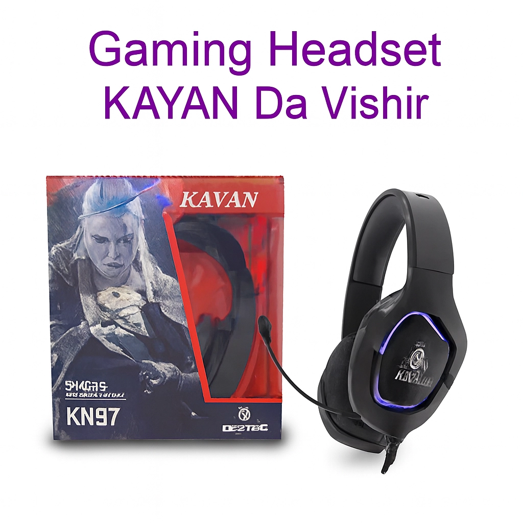 سماعة رأس محيطية نسخة ذا ويتشر (Kayan KN97) - خُض المغامرة بصوت أسطوري 🎧 وحش الأداء في عالم الألعاب.