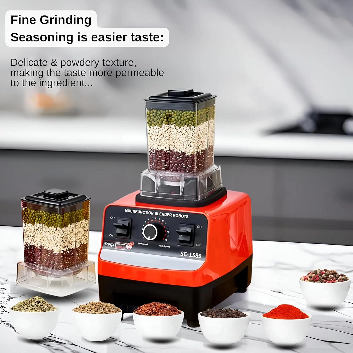 خلاط سيلفر كريست 2 في 1 | SILVER CREST SC1589