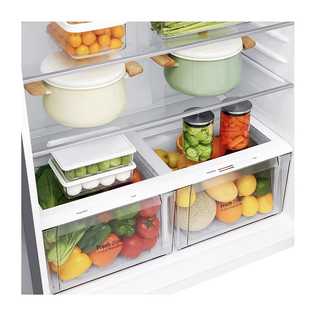 ثلاجة LG الذكية سعة 592 لتر | موديل المنطقة الصفرية (Fresh 0 Zone)