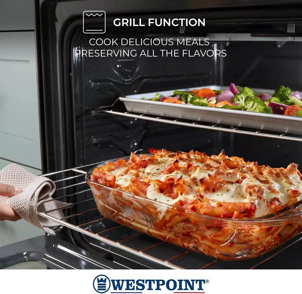 مواقد غاز وأفران | ويست بوينت 5 شعلات (أمان كامل) - WCLR-9650G0CIID