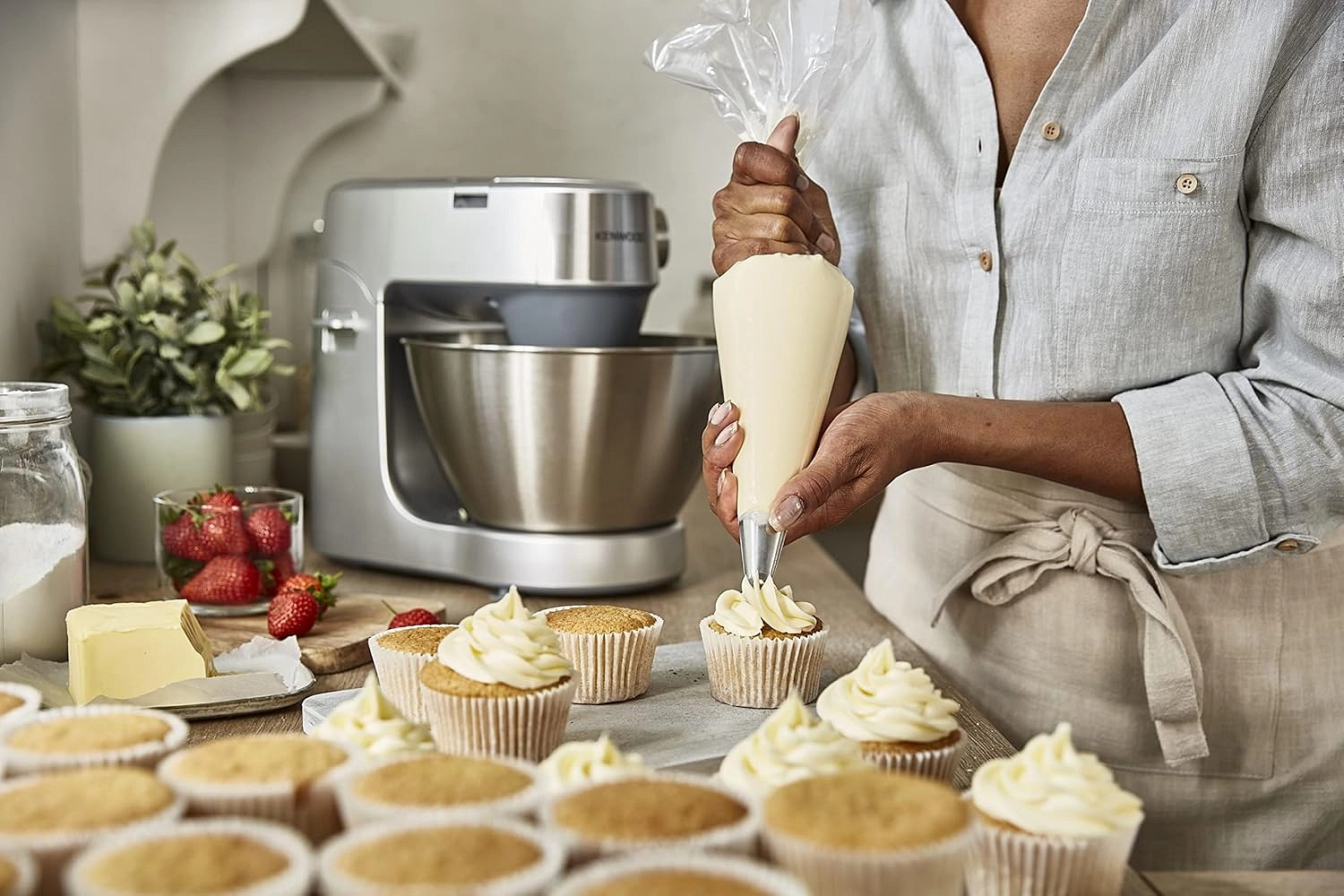 محضرة طعام كينوود بروسبيرو بلس 1000 واط فضي | KHC29.G0SI