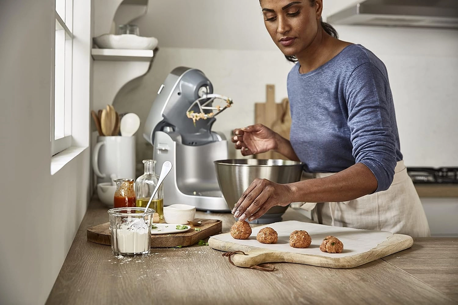 محضرة طعام كينوود بروسبيرو بلس 1000 واط فضي | KHC29.G0SI