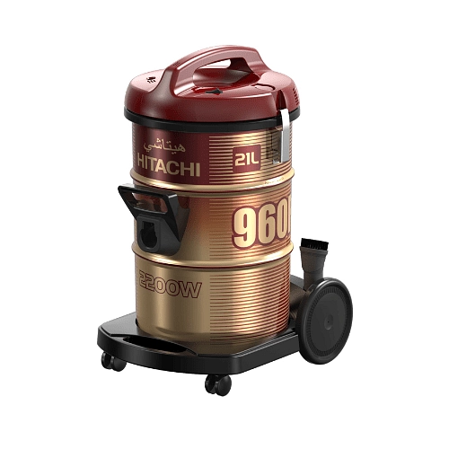 مكنسة هيتاشي برميلية 2100 واط سعة 21 لتر | CV-960