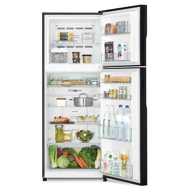 ثلاجة هيتاشي نوفروست 17.5 قدم مكعب - عاكس رقمي | Hitachi Refrigerator 450L - RVX500BSL