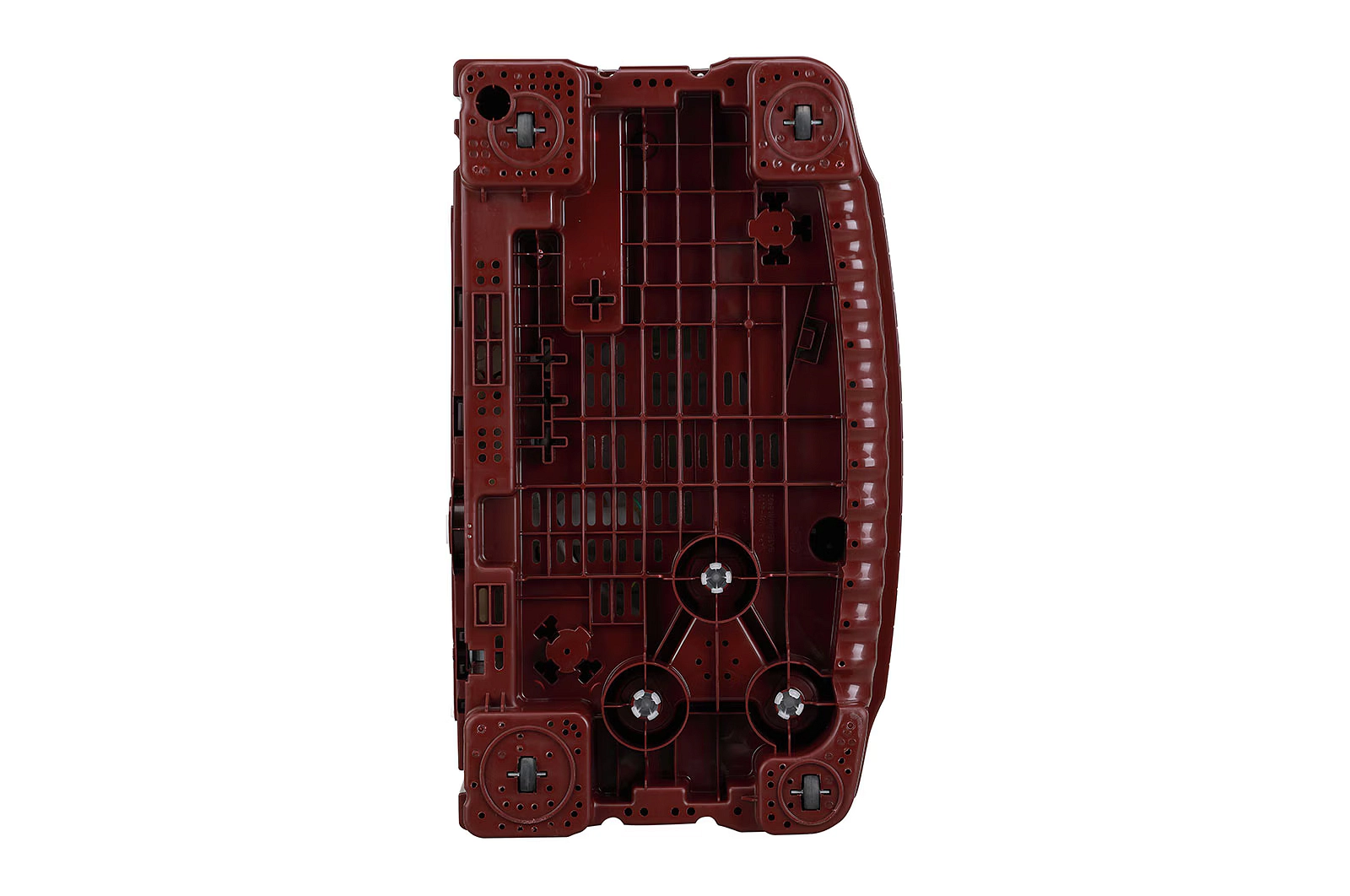 غسالة إل جي حوضين 9 كجم بنظام الرول نفاث - موديل P961RONL - أبيض وأزرق وبني