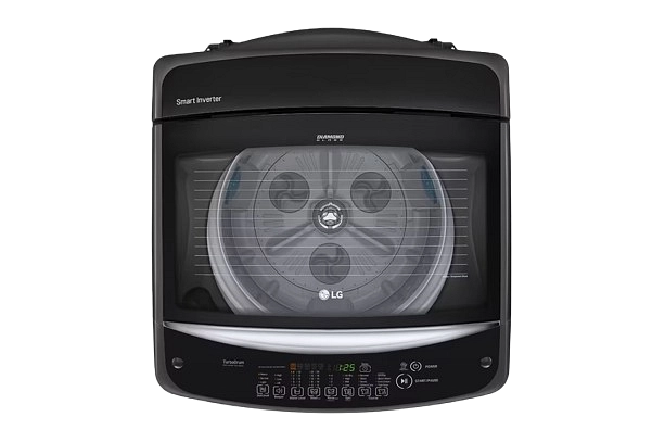 غسالة إل جي تحميل علوي أوتوماتيك 13 كجم - موديل T1366NEHV2 - أسود فاخر