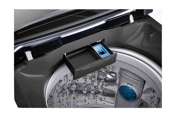 غسالة إل جي تحميل علوي أوتوماتيك 13 كجم - موديل T1366NEHV2 - أسود فاخر