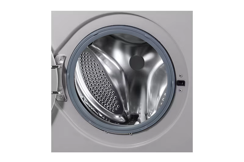 غسالة إل جي تحميل أمامي 7 كجم بمحرك الدفع المباشر - موديل FH2J3QDNG5 - فضي