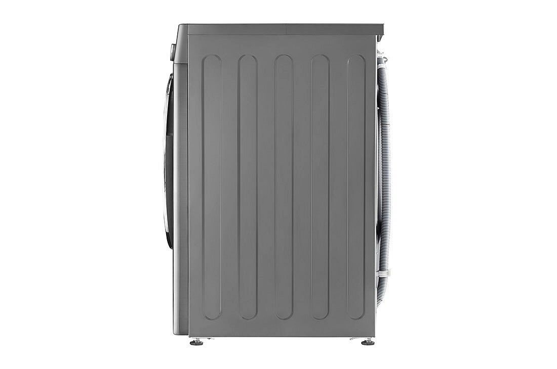 غسالة ومجففة إل جي الذكية (10.5/7 كجم) - موديل F4V5RGP2T - فضي