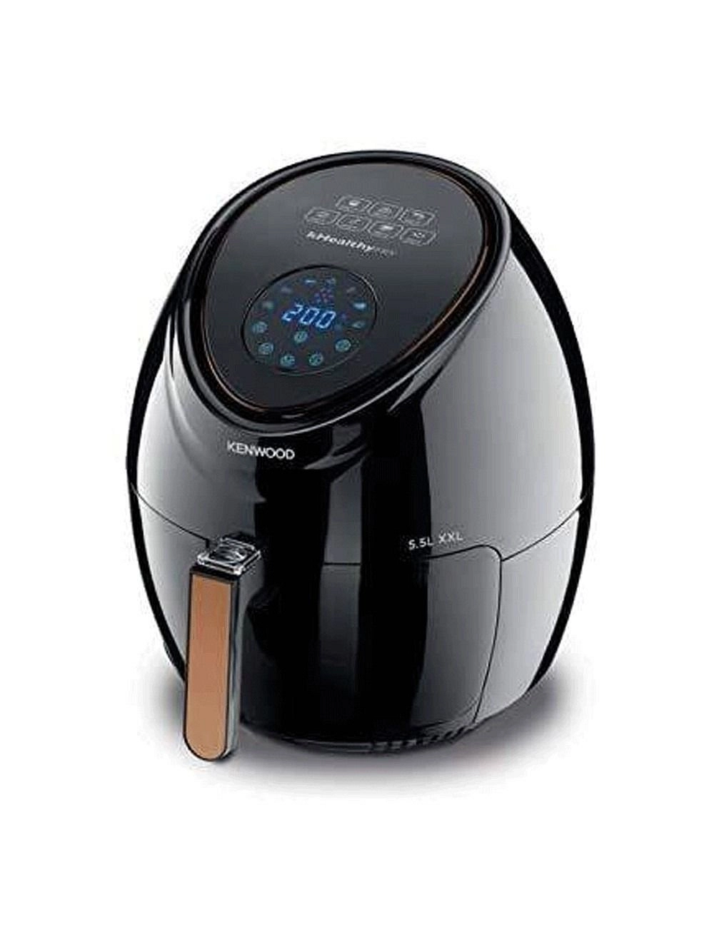 مقلاة كينوود الهوائية الرقمية 5.5 لتر - موديل HFP50.BK - أسود