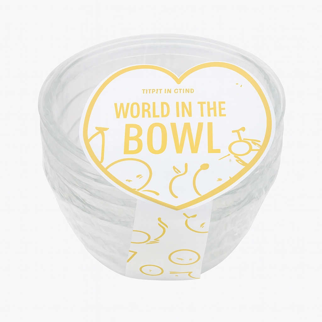 صحون حلى ومكسرات بلاستيك شفاف كريستال - طقم 4 حبات