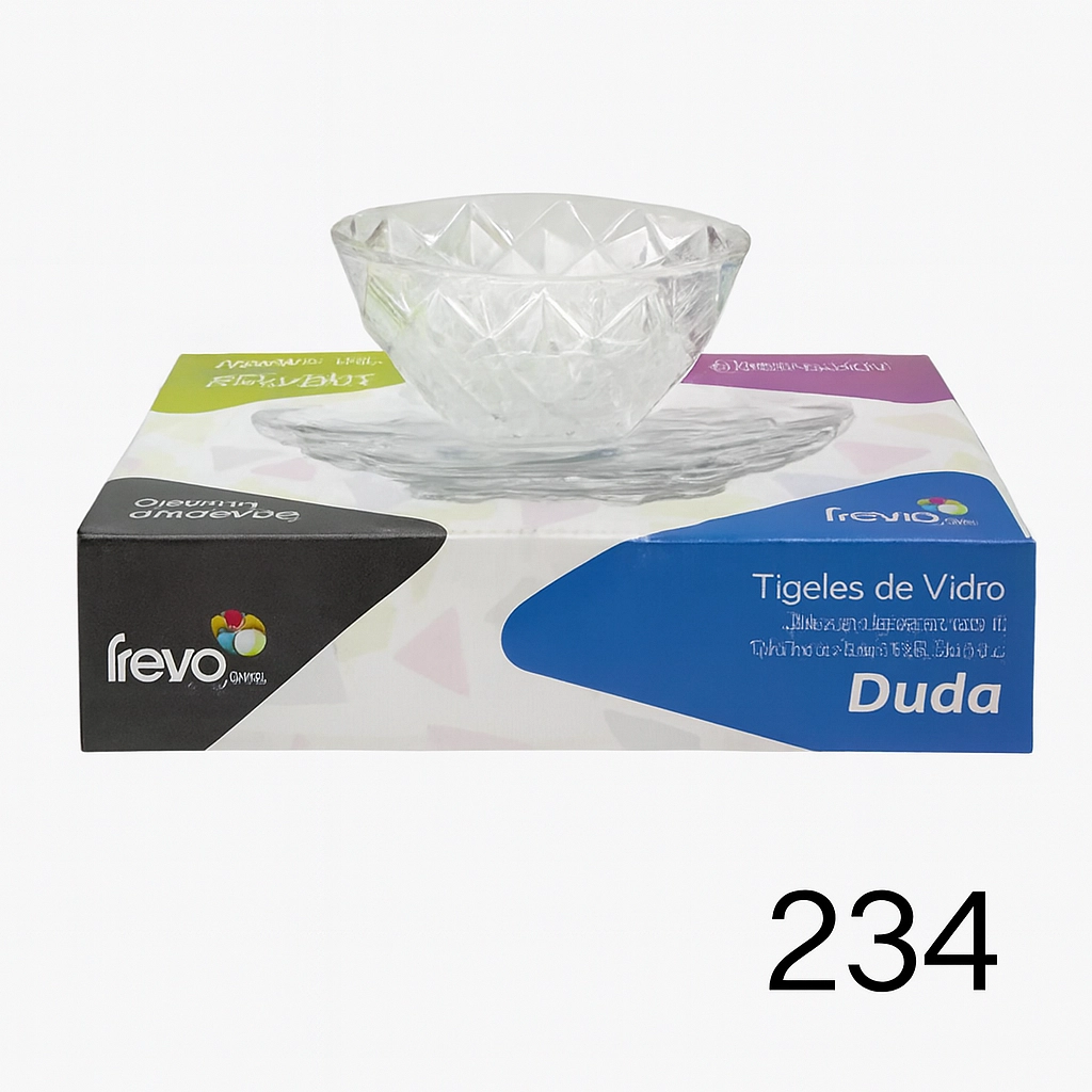 طقم زبديات (مطايب) زجاج فاخر - 6 قطع