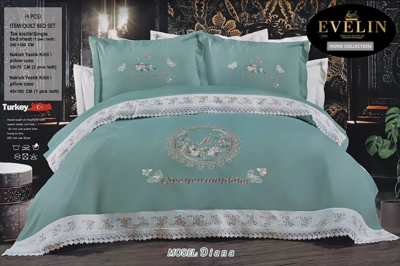 طقم سرير تركي فاخر