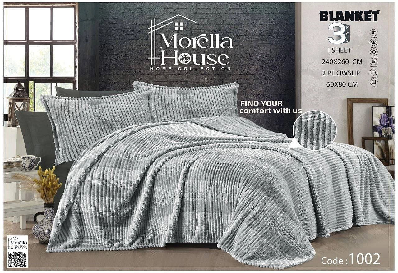 طقم سرير شتوي 3 قطع – Morella House (موديل 1002)