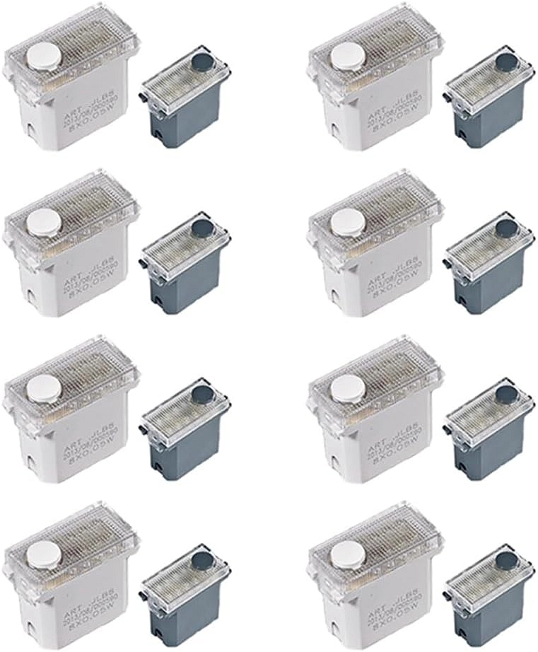 طقم كشافات طوارئ ثابتة تعمل عند قطع الكهرباء ضوء أبيض موديل JLBO8 عبوة من 8 فينوس 9.0 واط