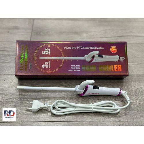 مكواة تجعيد الشعر الرقمية BA-412 للتحكم في درجة الحرارة