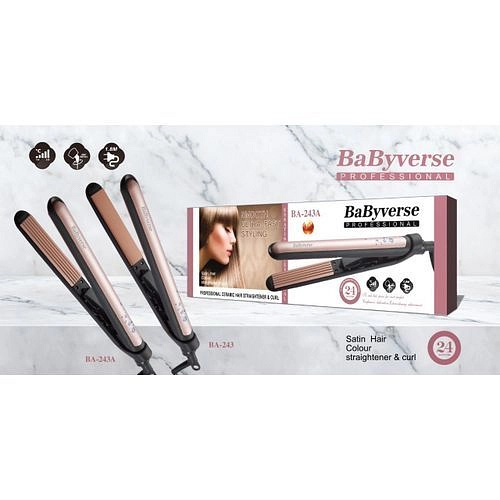 Babyverse مكواة فرد الشعر الاحترافية BA-442-60