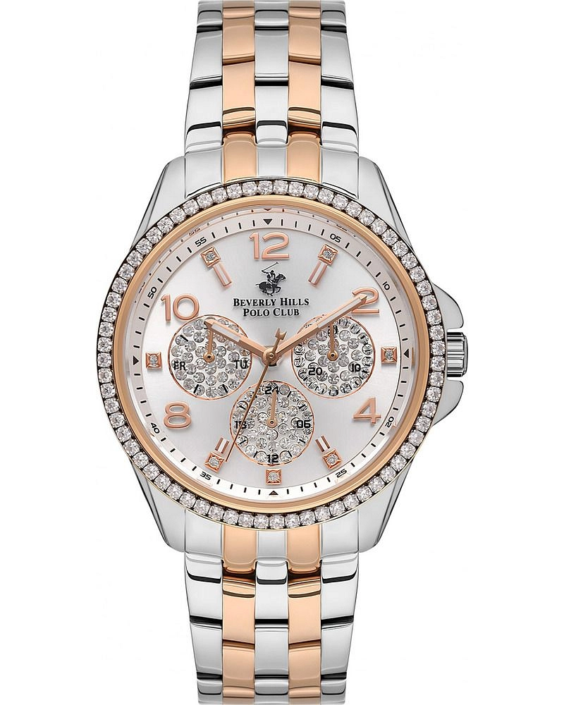 BEVERLY HILLS POLO CLUB Women’s Analog Silver Dial Watch – BP3572C.