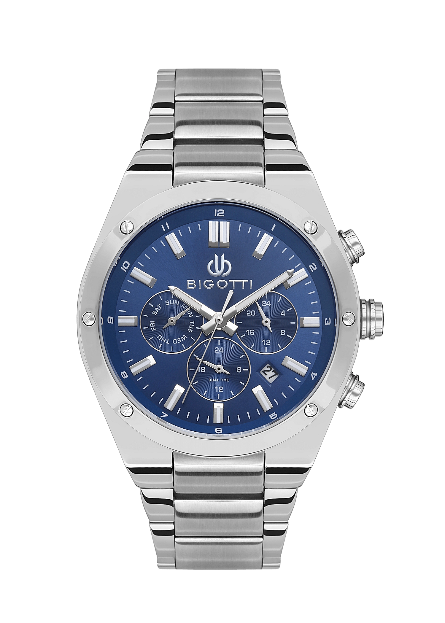 BIGOTTI MILANO MENS STAINLESS STEEL STRAP WATCH – BG.1.10511-3