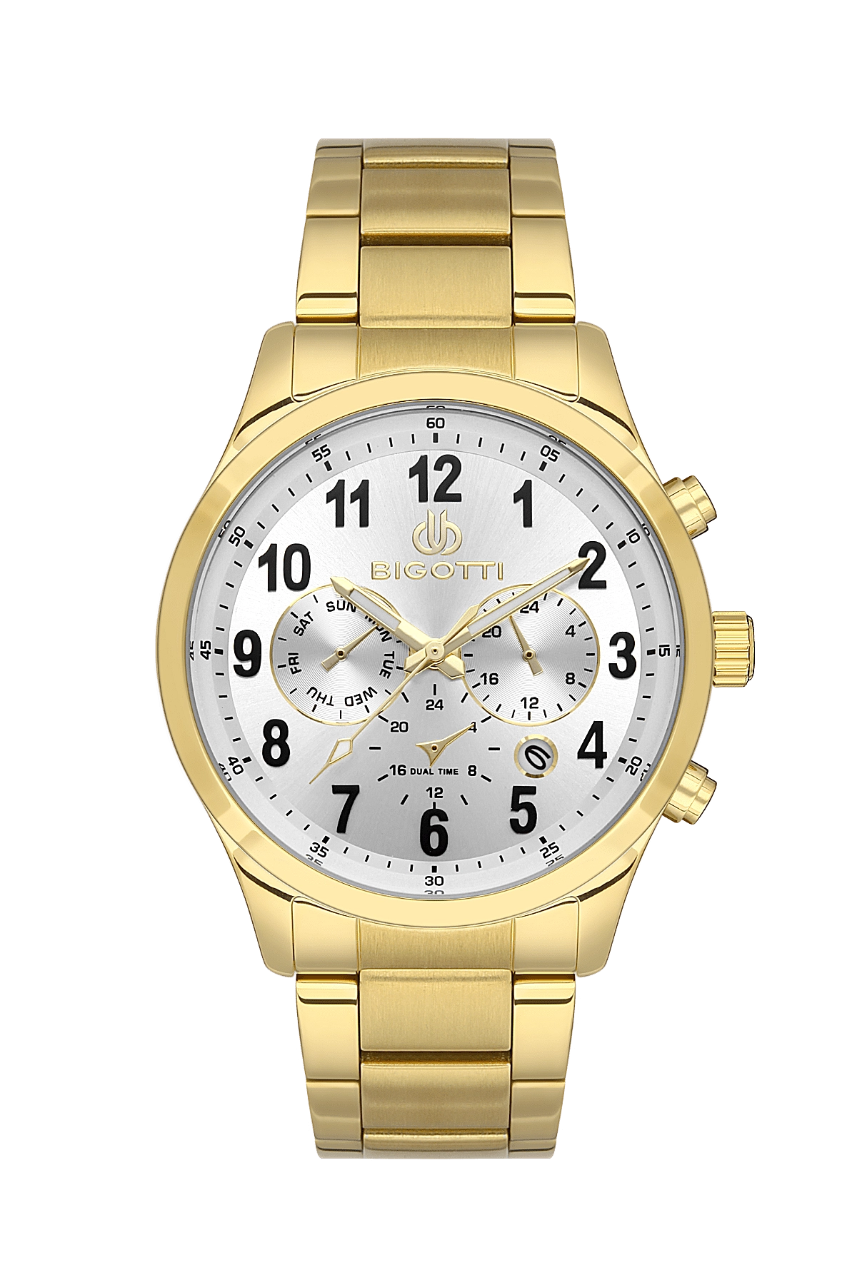 BIGOTTI MILANO MENS STAINLESS STEEL STRAP WATCH – BG.1.10508-4