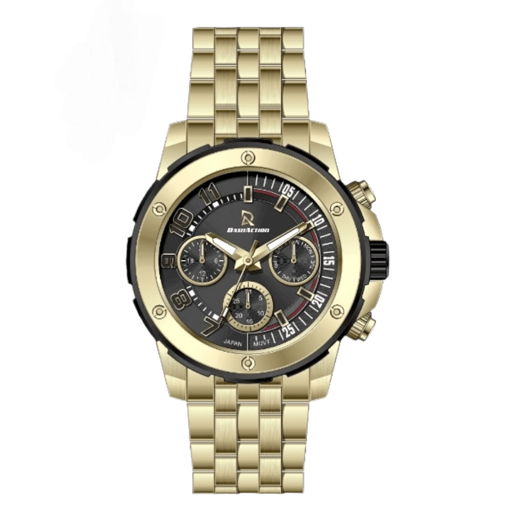 DASH ACTION WATCH-MEN-STAINLESS STEEL- D1956-GB