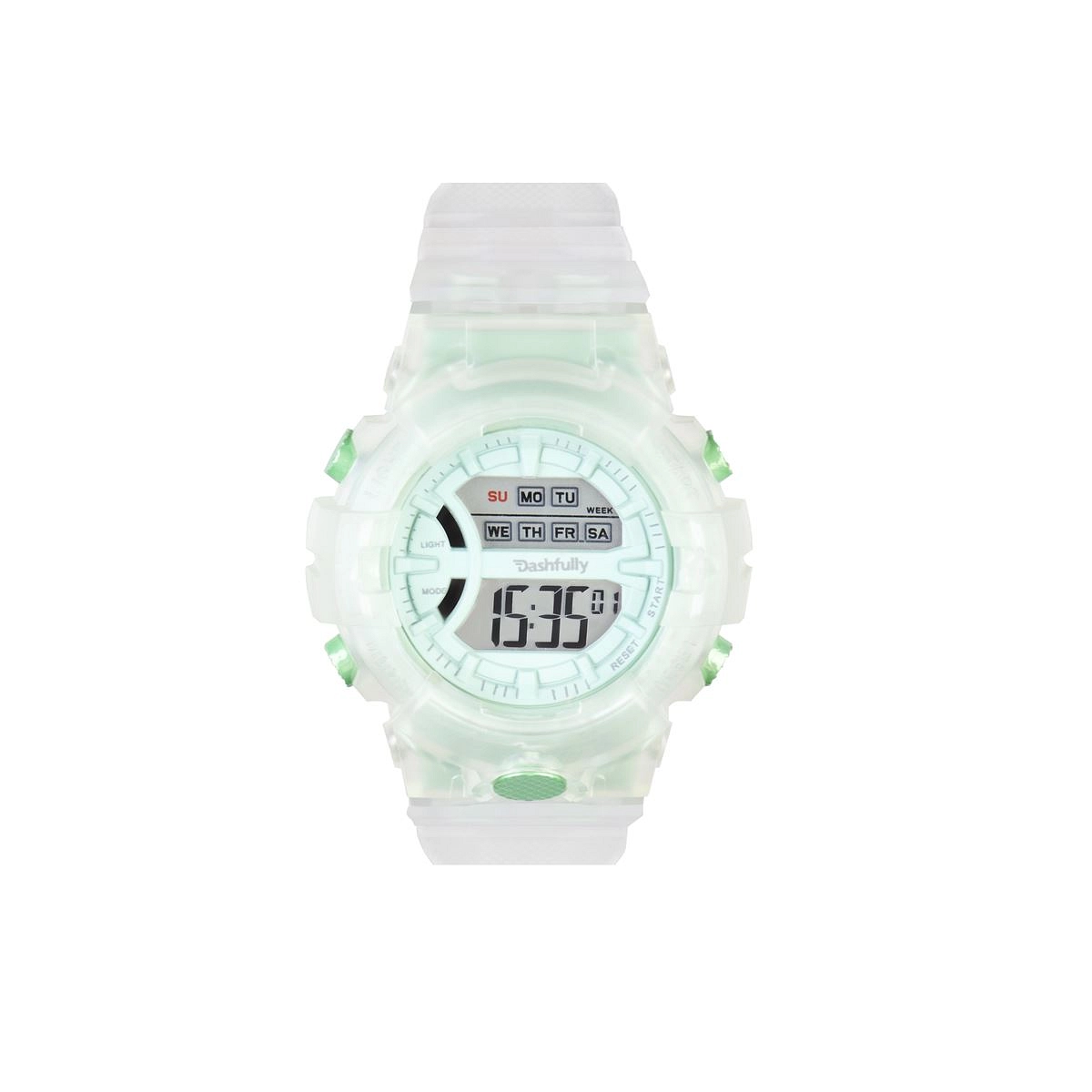 dashfully Children Watch Outdoor Sports Kids Watches LED Digital-DFW1808/2-GN