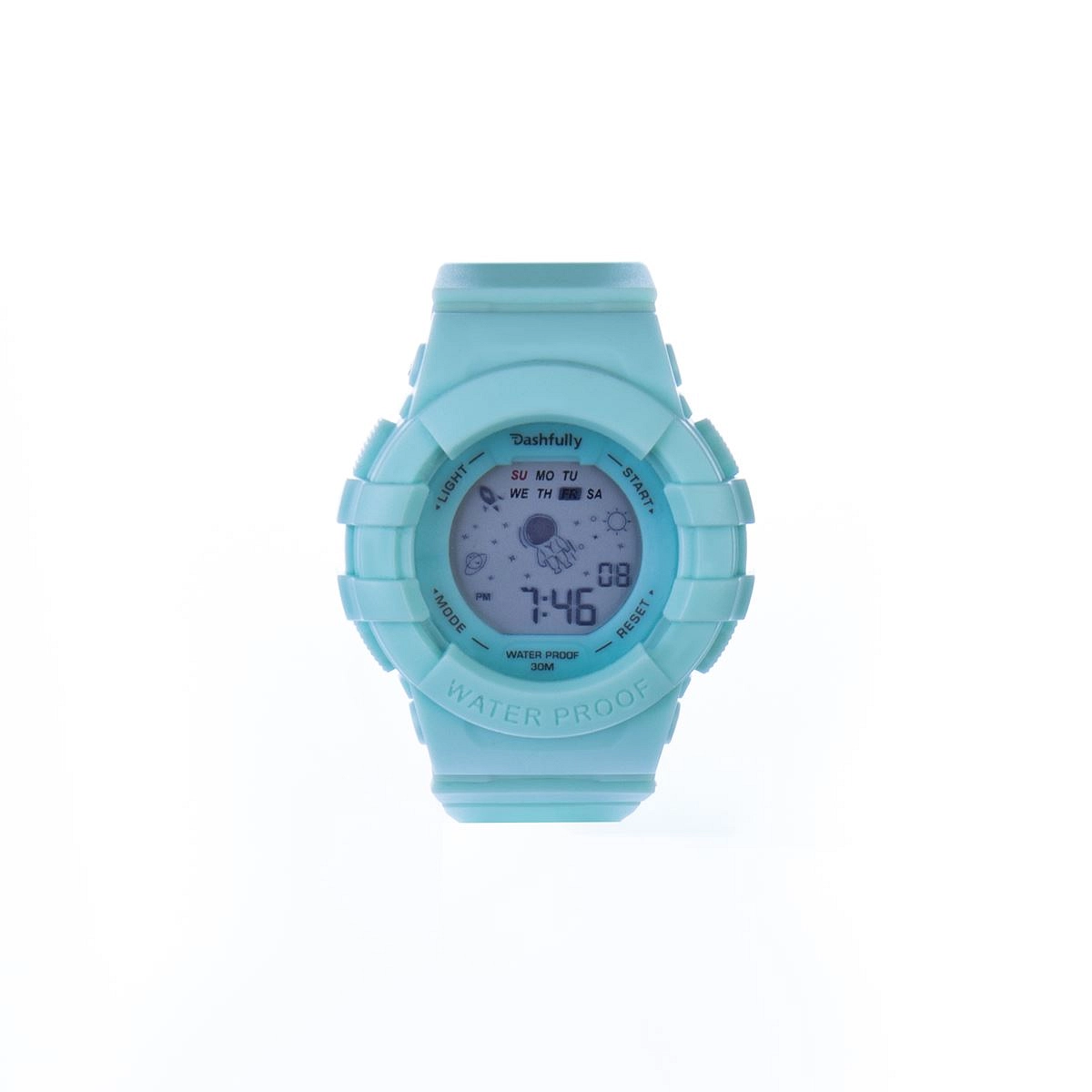 dashfully Children Watch Outdoor Sports Kids Watches LED Digital-DFW1805/2-LGN