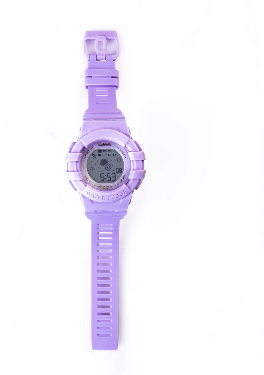 dashfully Children Watch Outdoor Sports Kids Watches LED Digital-DFW1805/2-PU