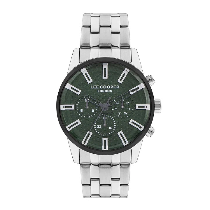 LEE COOPER Men’s Multi Function Green Dial Watch – LC07879.370